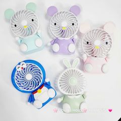 Mini Fan - Quạt Cầm Tay - Để Bàn Voi Mặc Yếm