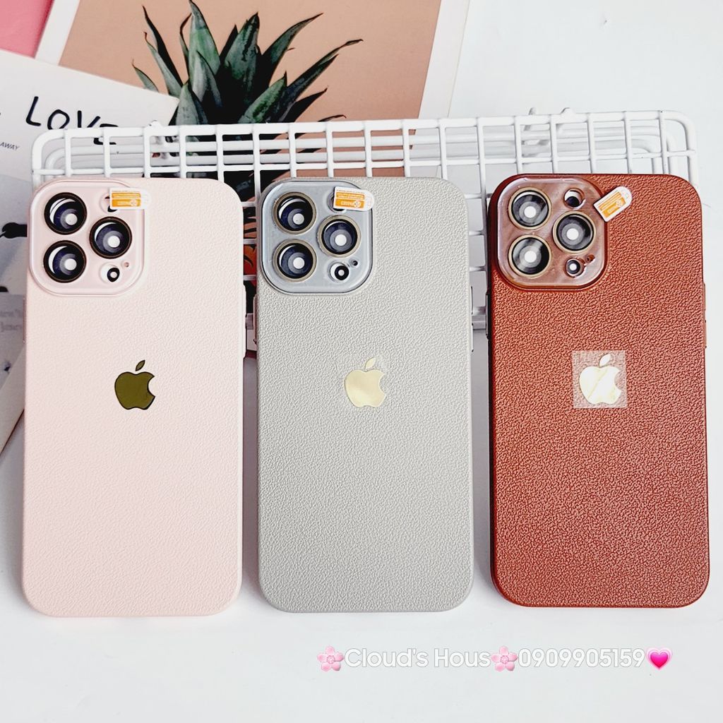 Case Ốp điện thoại iPhone Da Trơn Basic Bảo Vệ Camera iPhone 11/12/13/14/15/Pro/Promax