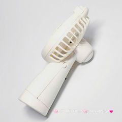 Mini Fan - Quạt Cầm Tay - Để Bàn Tai Mèo Màu Trơn Nhiều Màu