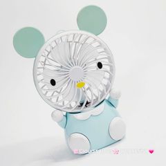 Mini Fan - Quạt Cầm Tay - Để Bàn Voi Mặc Yếm