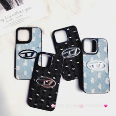 Case Ốp điện thoại iPhone Jeans Diesel Logo chữ D cá tính iPhone 7+/8+/X/Xs/XSMax/11/12/13/14/15/Pro/Promax