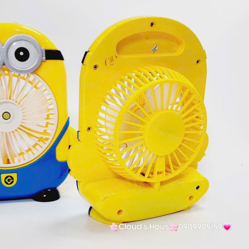 Quạt Cầm Tay - Để Bàn Minions To