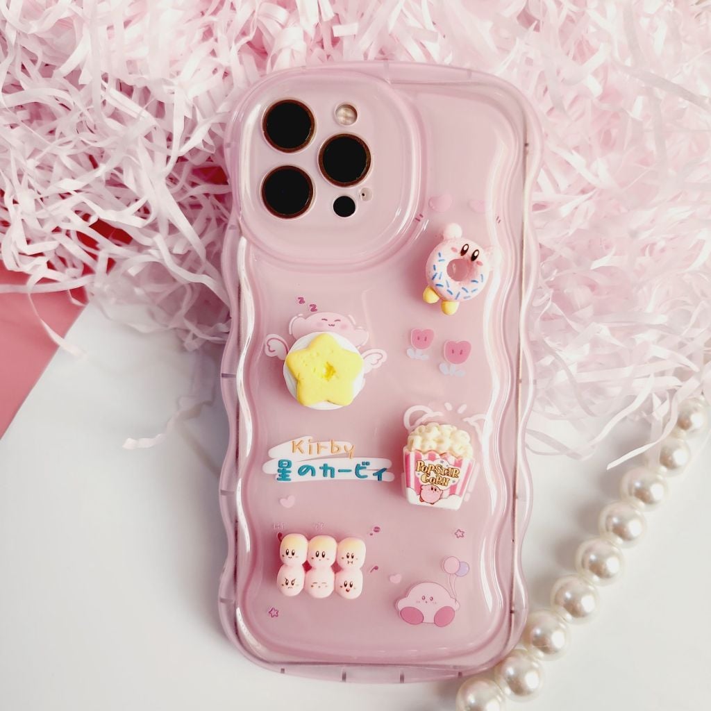 Case Ốp điện thoại iPhone Phao trong Viền gợn sóng icon nổi iPhone 11/12/13/14/Pro/Promax