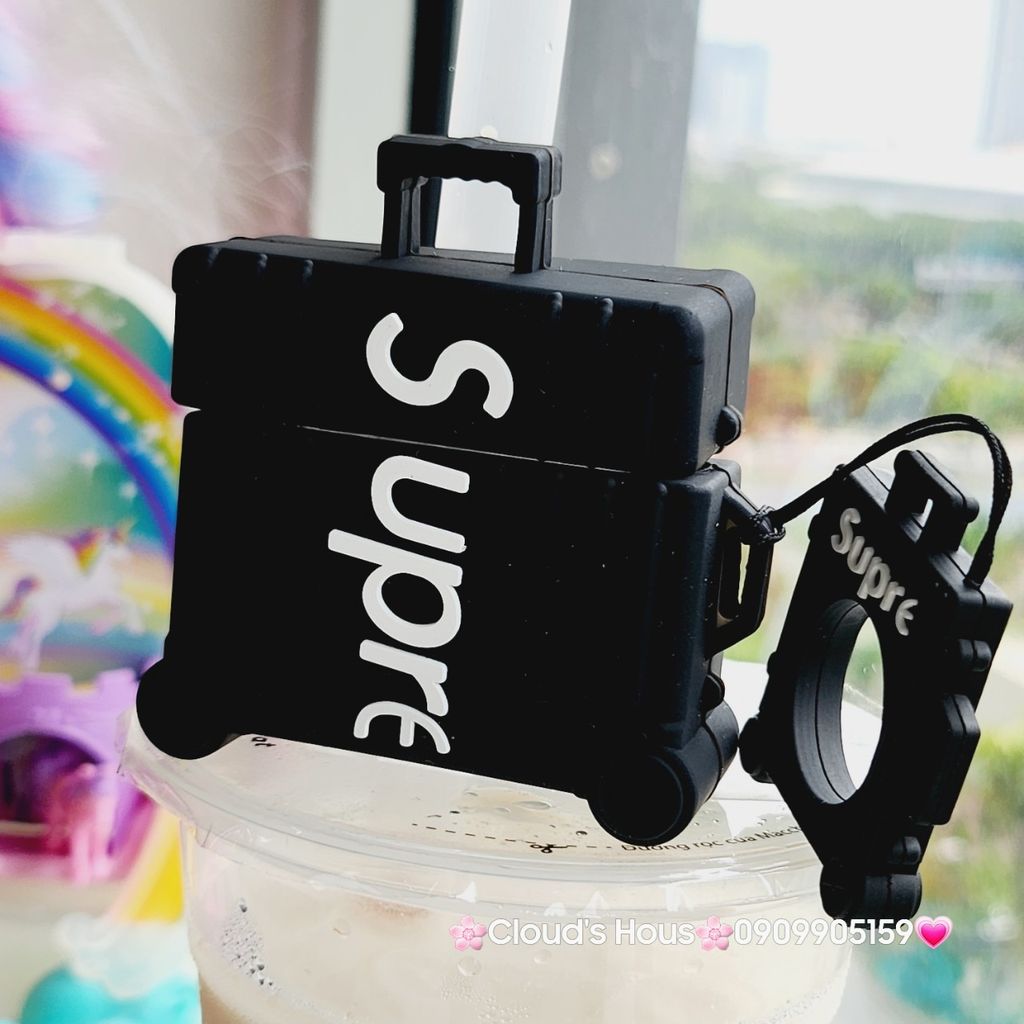 Cover Case Vỏ bảo vệ Airpod Su dẻo Vali Airpod 1/2/3/Pro/Pro2