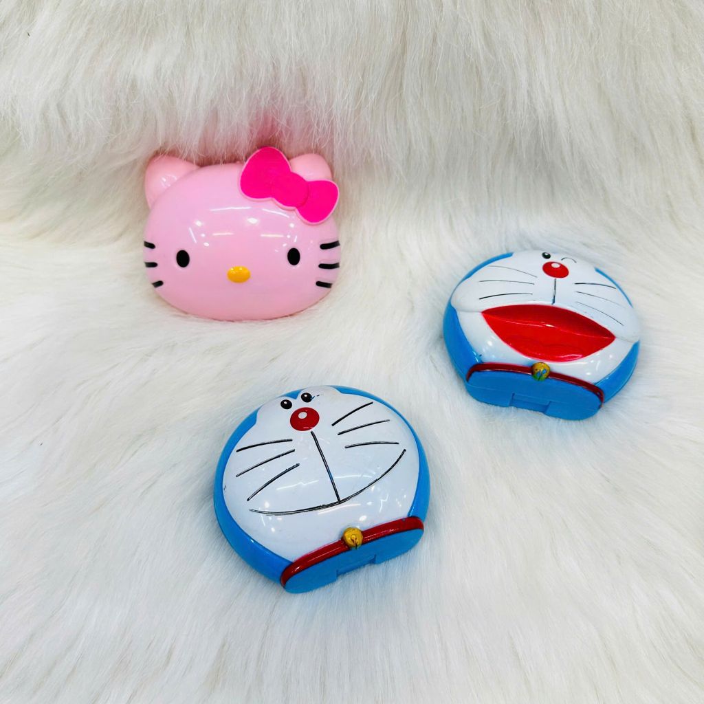 Hộp Đựng Contact Lens Hello Kitty, Totoro, Doraemon Siêu Kute