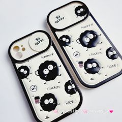 Case Ốp điện thoại iPhone Hòn Than Đen Be Hapy Phao Da iPhone 11/12/13/14/15/Pro/Promax
