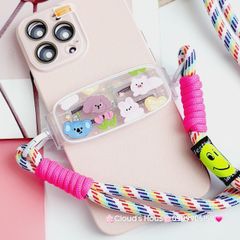 Dây Dù ĐEO chéo kèm thanh KẸP giữ điện thoại hoạt hình kute