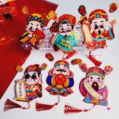 Ông Thần Tài Trang Trí Ngày TẾT (Hít tủ lạnh, treo mai, treo đào,..)