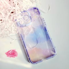 Case Ốp điện thoại iPhone Phao Trong họa tiết Tím Chống shock iPhone 13Promax