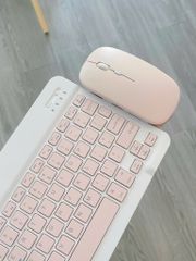 Bàn Phím Và Chuột Không Dây Kit Nhỏ Gọn