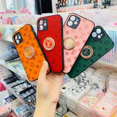 Case Ốp điện thoại iPhone LV Da kèm Ring  iPhone X/Xs/XsMax/11/12/13/Pro/Promax