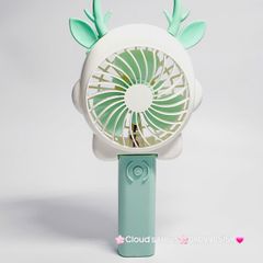 Mini Fan - Quạt Cầm Tay Có Tai Sừng Nhiều màu