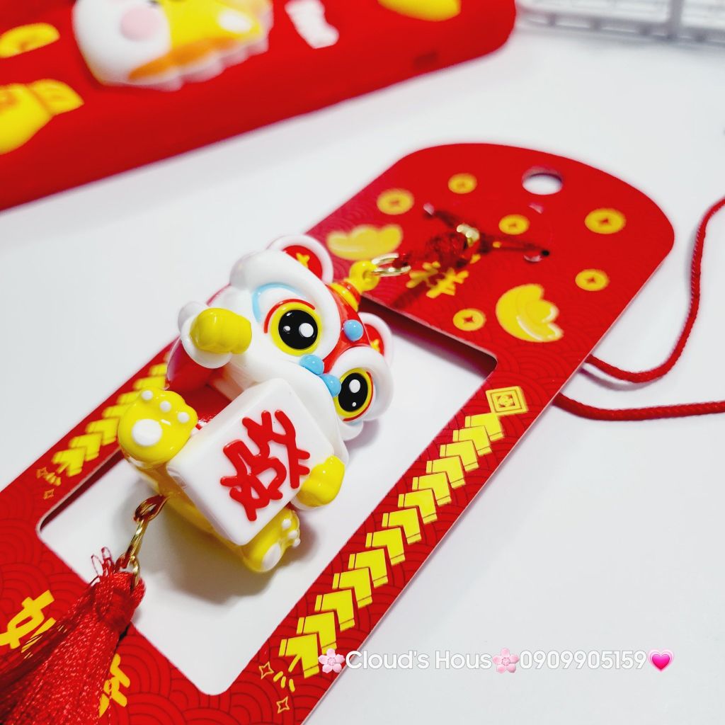 KHÁNH Lân Rồng chúc TẾT ( treo xe hơi)