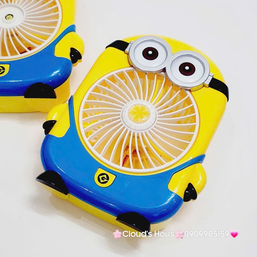 Quạt Cầm Tay - Để Bàn Minions To