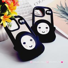 Case Ốp điện thoại iPhone Su dẻo Vô Diện 3D Nổi Black Cool iPhone 11/12/13/14/15/Pro/Promax