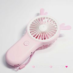 Mini Fan - Quạt Cầm Tay nhiều mẫu Sừng Siêu Kute ( nhiều màu)