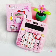 Máy Tính Hello Kitty Hồng Mini Nhỏ Gọn KT-333