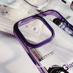 Case Ốp điện thoại iPhone Likgus Kính Trong KingKong viền màu Camera iPhone 15/16/Pro/Plus/Promax