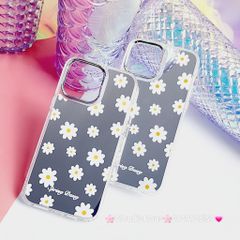 Case Ốp điện thoại iPhone Cúc họa mi Spring Daisy Gương nút nổi iPhone 11/12/13/14/Pro/Promax