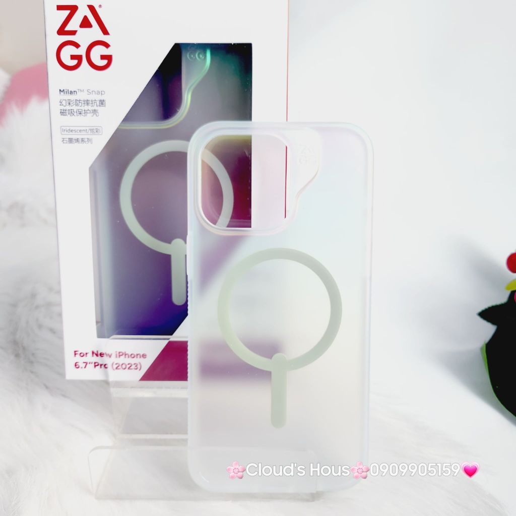 Case Ốp điện thoại iPhone ZAGG Chính hãng Trong Magsafe iPhone 15Promax