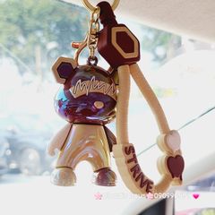 Móc Khóa Gấu Sứ Strive Hai Màu