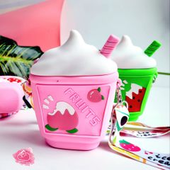 TÚI ĐEO CHÉO SILICONE LY NƯỚC TRÁI CÂY