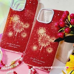 Case Ốp điện thoại iPhone Pháo Hoa Đỏ Bóng iPhone 11/12/13/14/15/Pro/Promax - TẾT