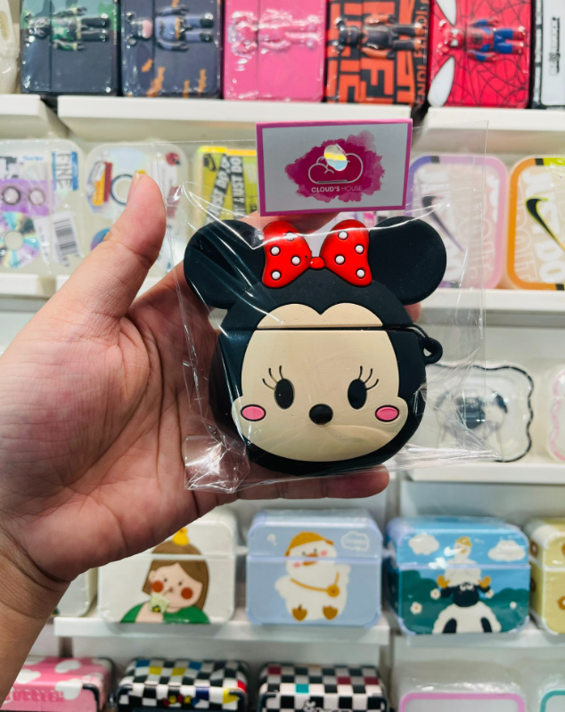 Cover Case Vỏ bảo vệ Airpod Su dẻo Mickey Minne Chibi Airpod 1/2 (2 mẫu)