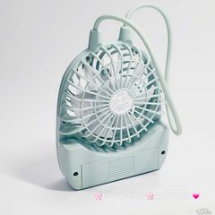 Mini Fan - Quạt Cầm Tay - Để Bàn Có Dây Xách Du Lịch