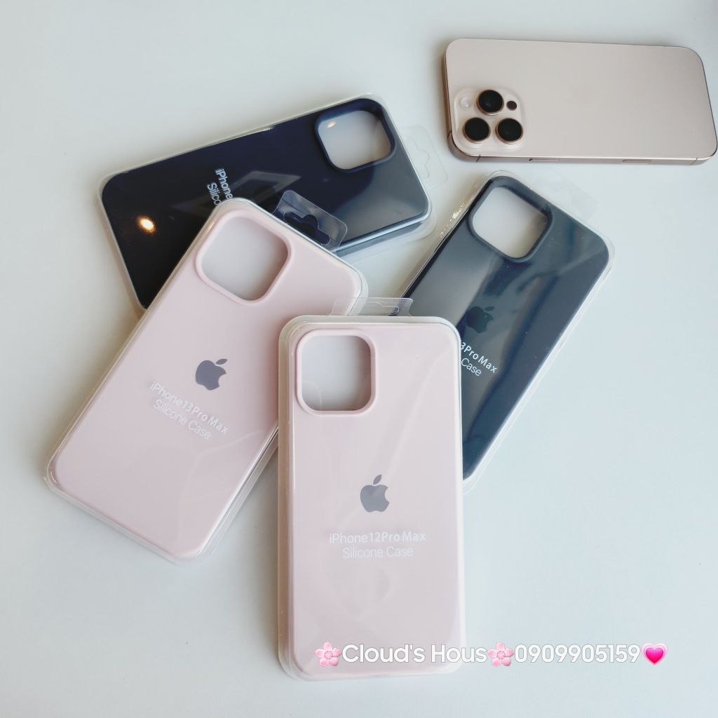 Case Ốp điện thoại iPhone Silicone  Chính hãng Apple iPhone 12/13/14/15/16/Pro/Promax
