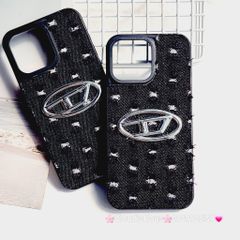 Case Ốp điện thoại iPhone Jeans Diesel Logo chữ D cá tính iPhone 7+/8+/X/Xs/XSMax/11/12/13/14/15/Pro/Promax