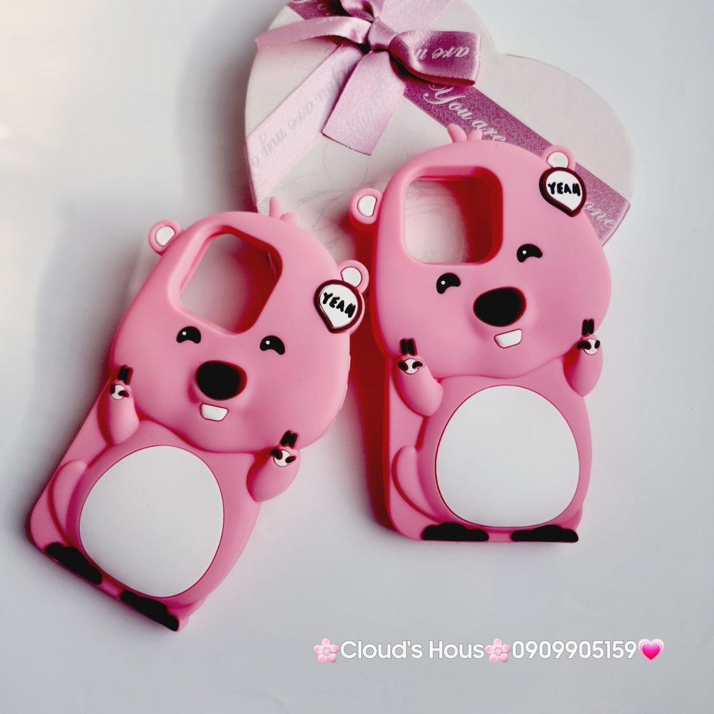 Case Ốp điện thoại iPhone Su dẻo Chuột Loopy Yeah iPhone 6P/7P/8P/X/Xs/XSMax/11/12/13/14/15/Pro/Promax