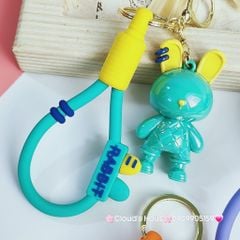 Móc Khoá Thỏ Sứ Trơn Ngầu Rabbit