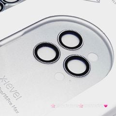 CƯỜNG LỰC Camera X-Level Diamond Đính đá iPhone 16/Plus/Pro/Promax