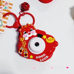 Móc Khóa Máy Ảnh Lân TẾT Kute Good Luck