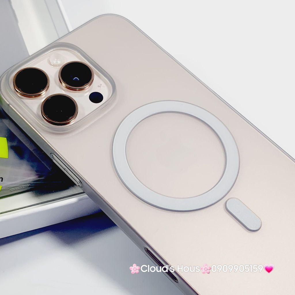 Case Ốp điện thoại iPhone Switcheasy Ultra Slim Nhám Lụa Siêu Mỏng Magsafe 0.35mm 16/Plus/Pro/Promax