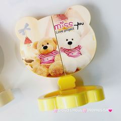 Gương Để Bàn Có Nắp Kèm Để Phụ Kiện
