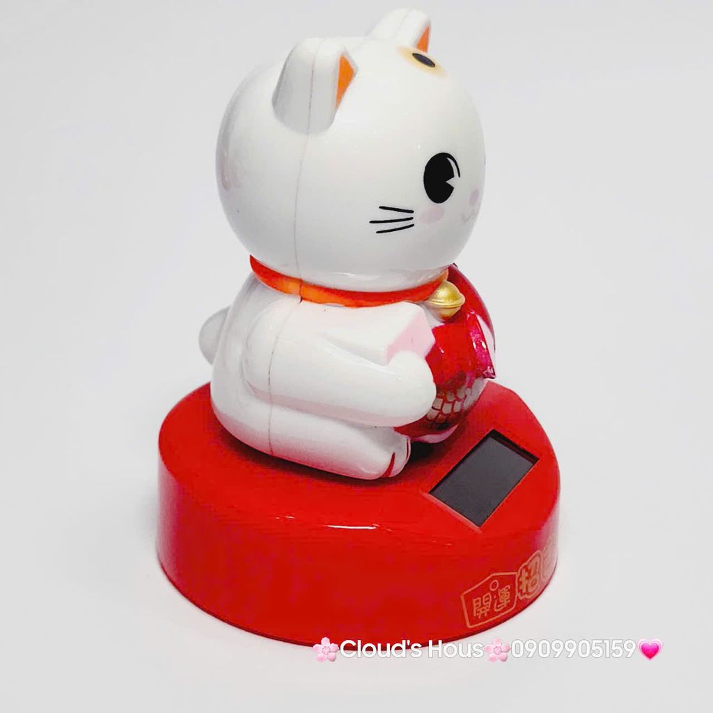 MÈO THẦN TÀI Đeo Yếm Có Chuông - Mèo May Mắn - TẾT