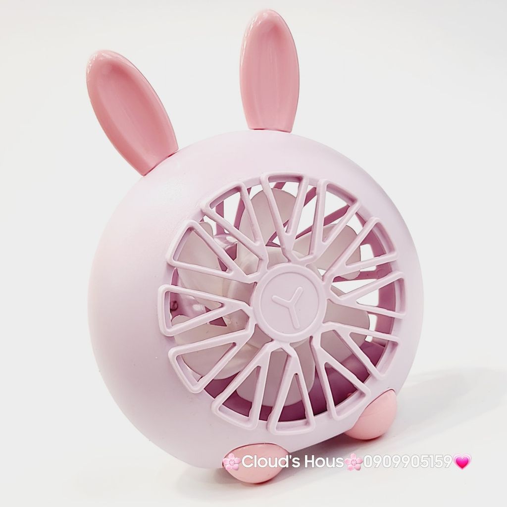 Mini Fan - Quạt Tai Thỏ và Gấu để bàn siêu mini