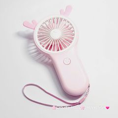 Mini Fan - Quạt Cầm Tay nhiều mẫu Sừng Siêu Kute ( nhiều màu)