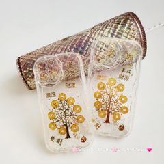 Case Ốp điện thoại iPhone Cây Mai đồng tiền phao trong dẻo chống shock iPhone 11/12/13/14/15/Pro/Promax TẾT