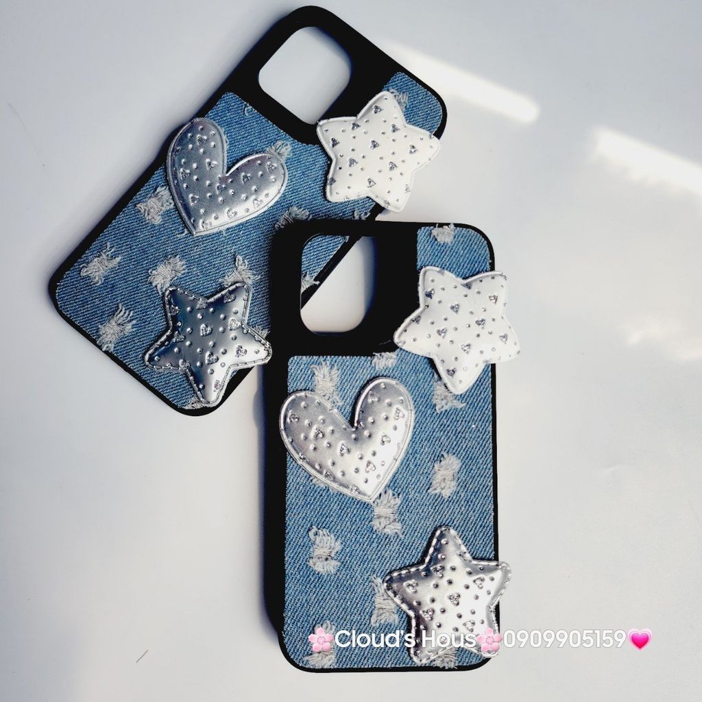 Case Ốp điện thoại iPhone Jeans Ngôi Sao Nổi Cá Tính cá tính iPhone 7+/8+/X/Xs/XSMax/11/12/13/14/15/Pro/Promax