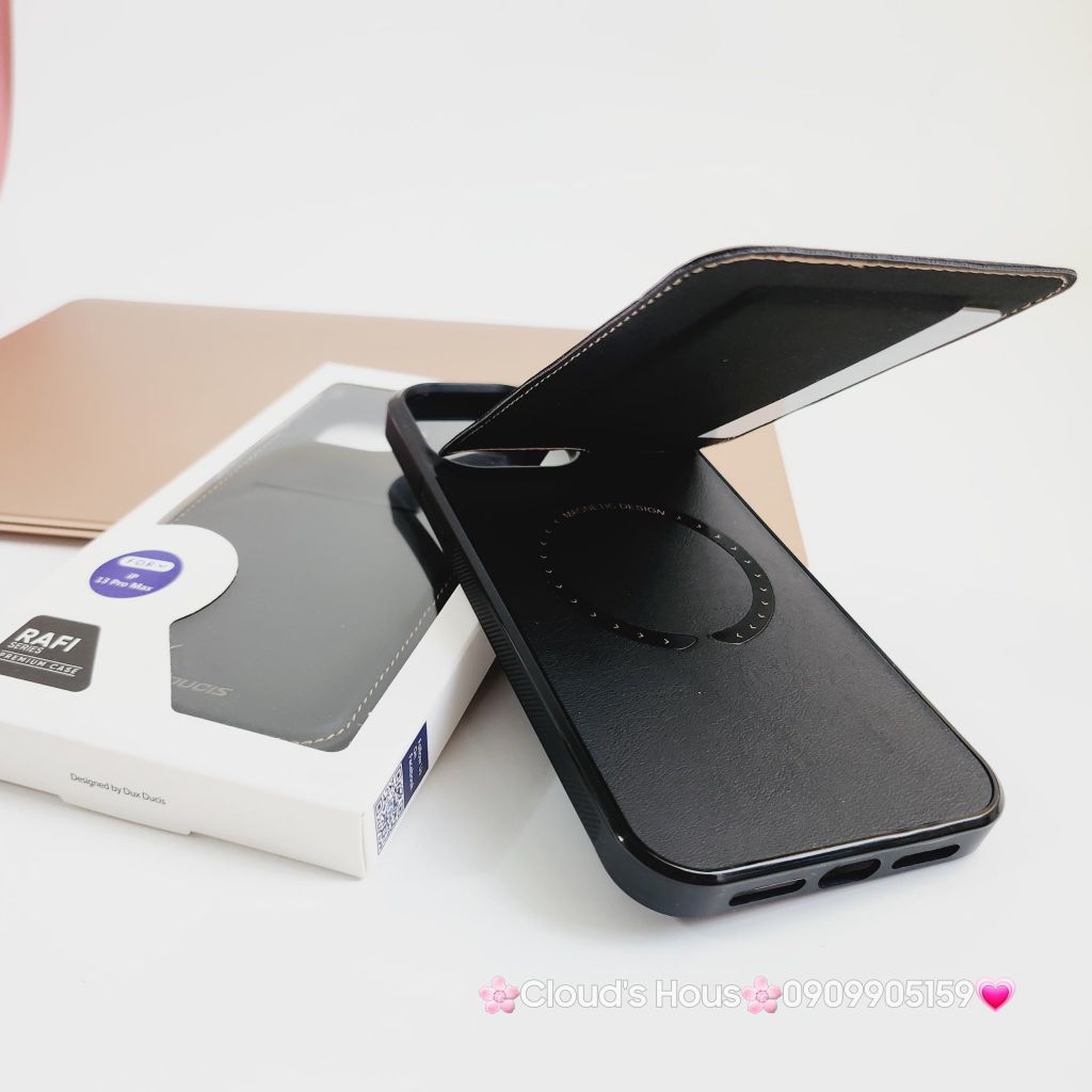 Case Ốp điện thoại iPhone Da Chống dựng Dux Ducis Magsafe iPhone 11/12/13/14/15/Plus/Pro/Promax