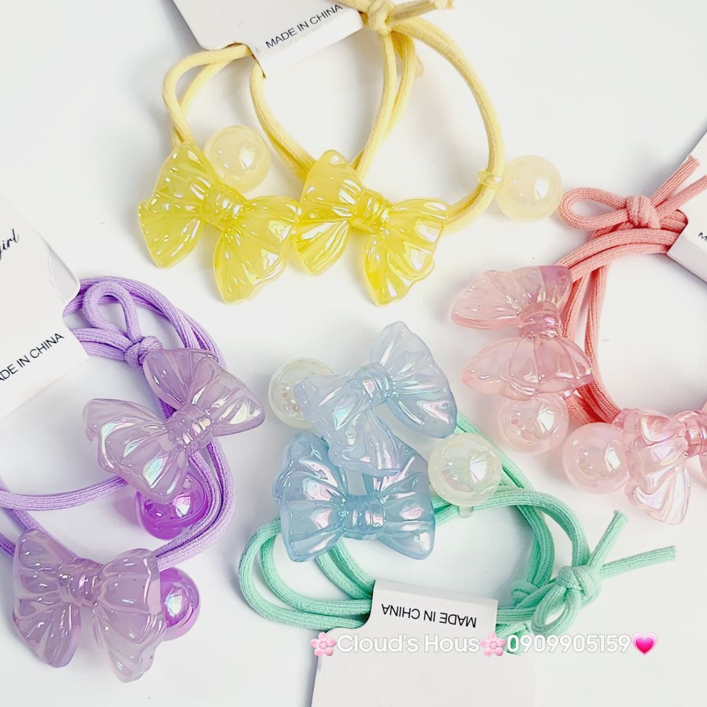 Đồ cột tóc Charm Nơ (2 màu)
