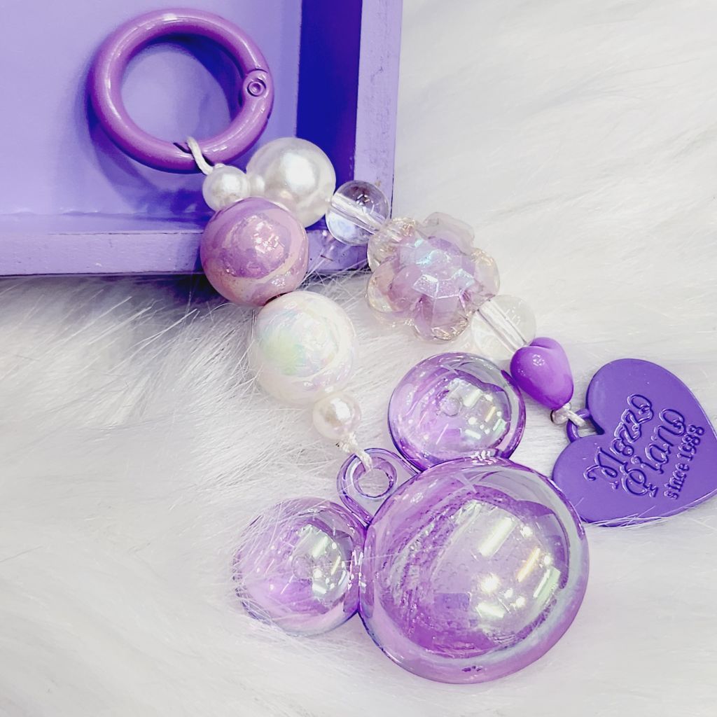 Vòng charm đeo điện thoại Mickey Thạch PIANO