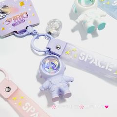 Móc Khóa Phi Hành Gia Lùn Có Đèn Led Space