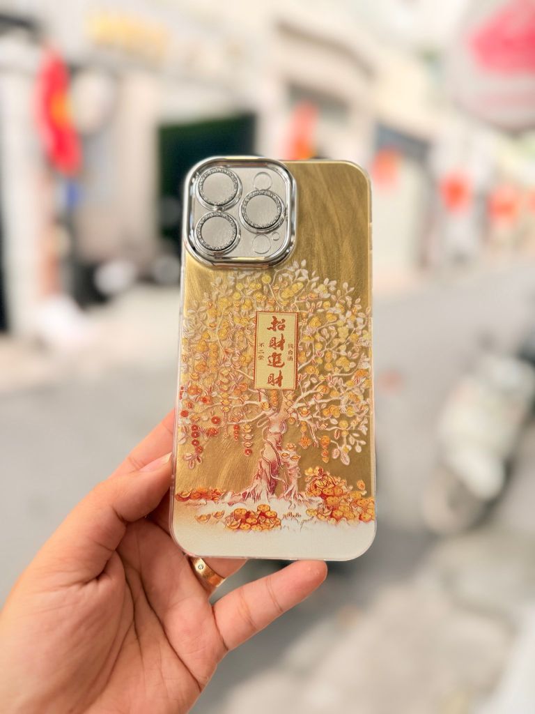 Case Ốp điện thoại iPhone CÂY VÀNG TÀI LỘC quá lớn!! iPhone 11/12/13/14/15/16/Pro/Promax TẾT