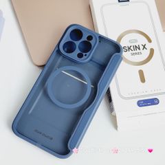 Case Ốp điện thoại iPhone Bao da Skin X Magsafe iPhone 11/12/13/14/15/Plus/Pro/Promax