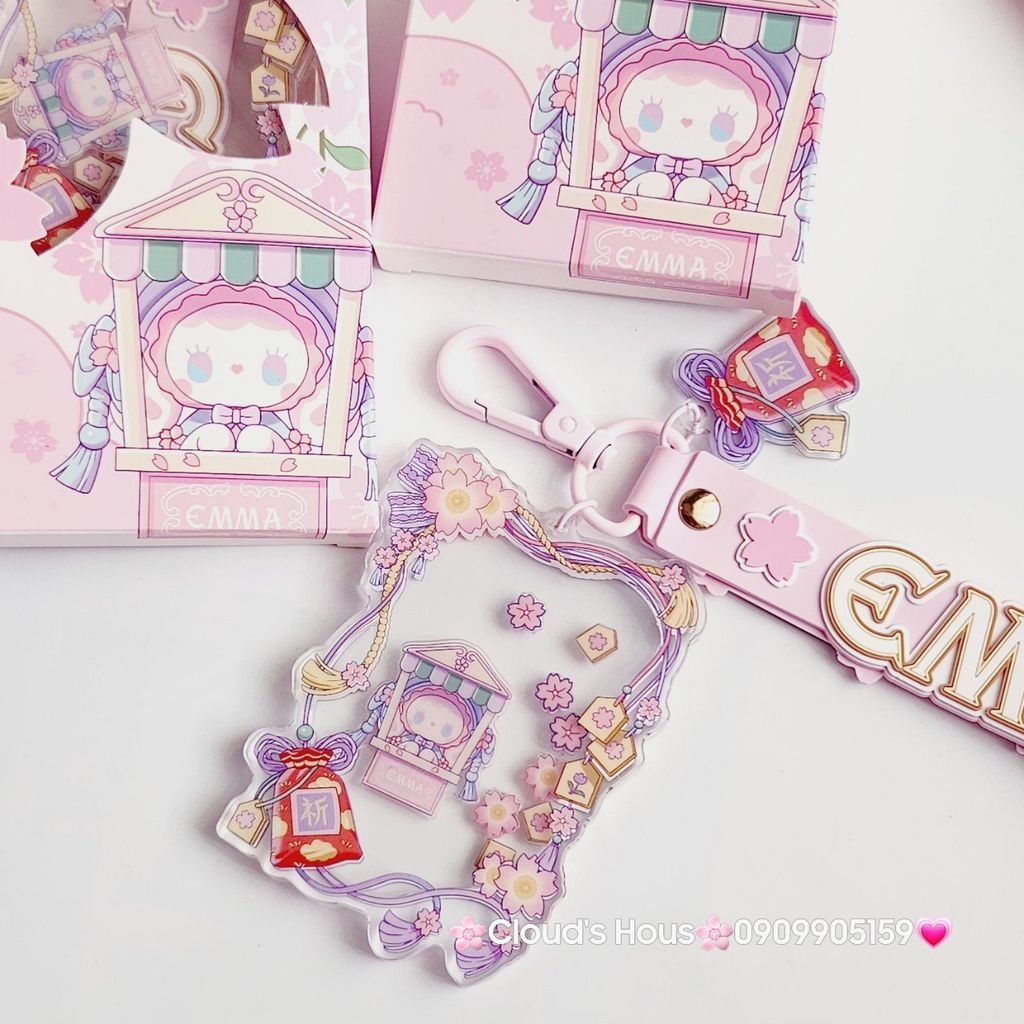Móc Khóa Thẻ May Mắn Lucky Emma Đài Loan