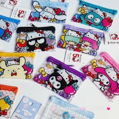 BÓP Ví Mini Trong Suốt In Hình Kute Sanrio Chính Hãng